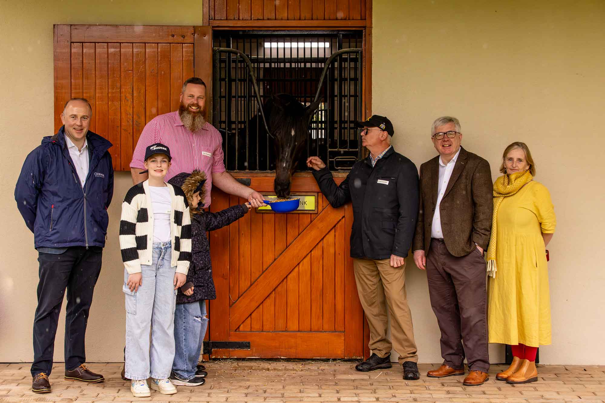 Ambassador of Ireland Tim Mawe with his wife Patricia, the Federal Member for The Hunter Dan Repacholi and his children | Image courtesy of Georgia Young Photograph